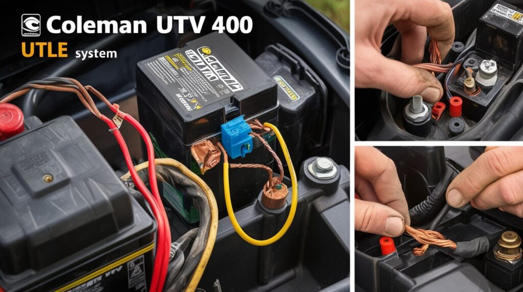 coleman utv 400 electrical problems