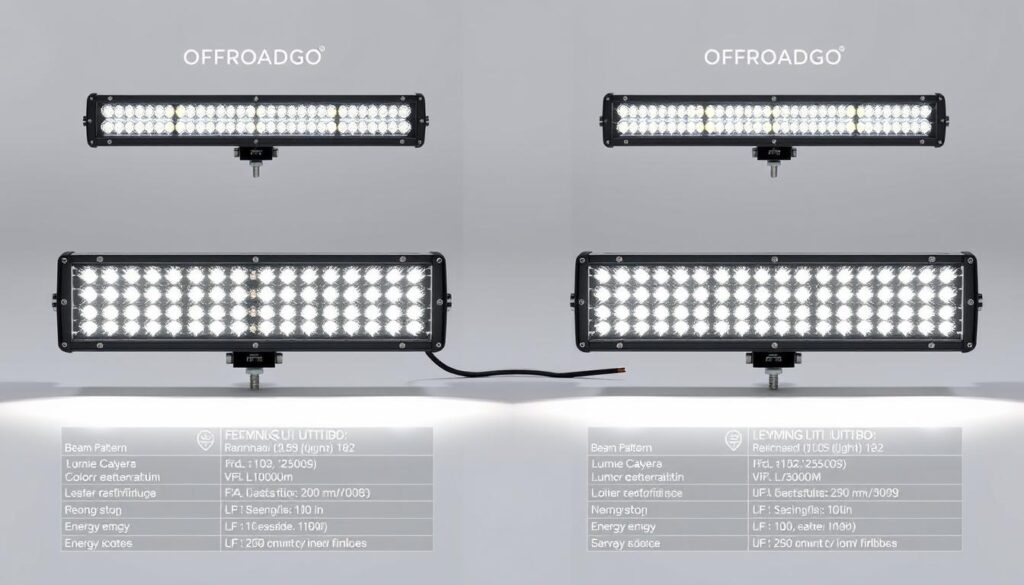 LED Light Bar Lumens Comparison
