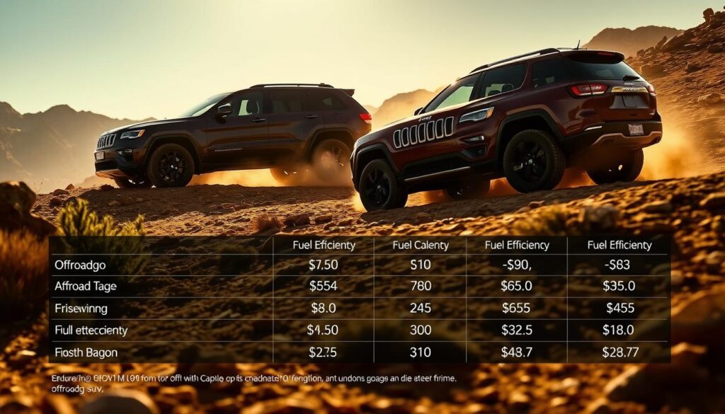 luxury SUV offroad fuel efficiency comparison luxury SUV offroad fuel efficiency comparison