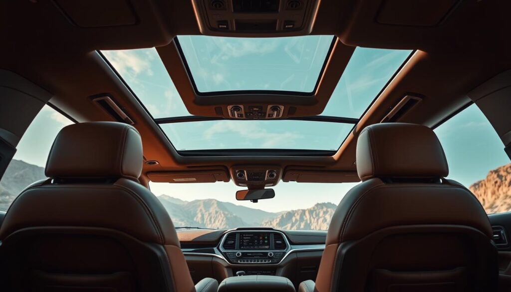 luxury offroad SUV interior luxury offroad SUV interior