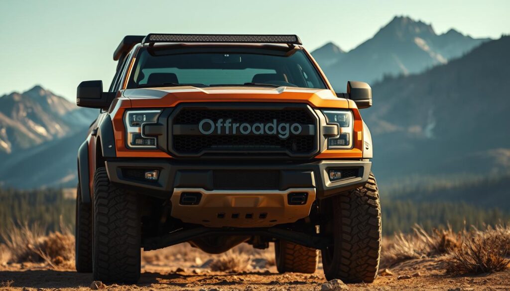 overlanding pickup truck