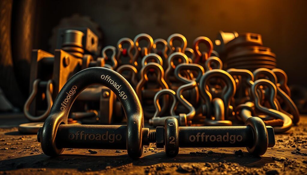 shackles and snatch blocks